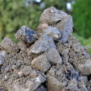 Pile of recycled type 1 stones